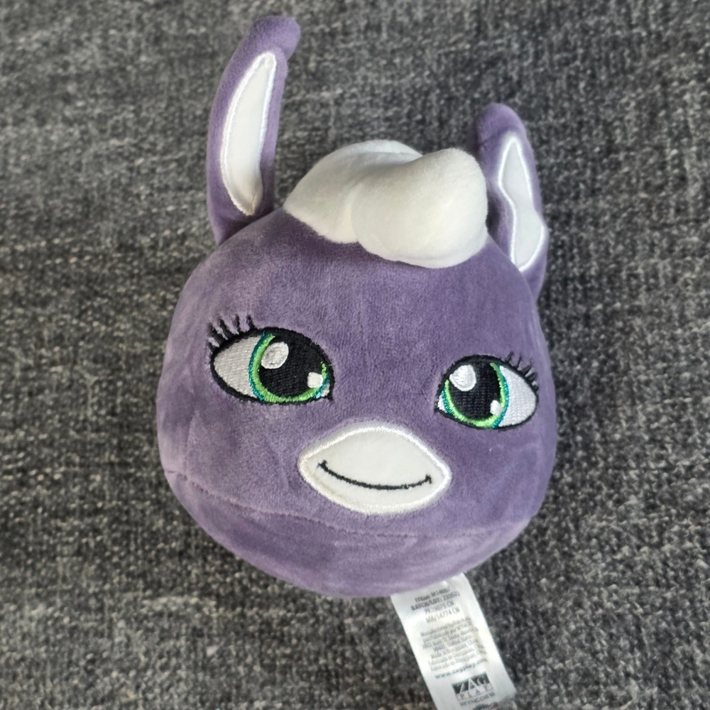 Miraculous Ladybug Kaalki Horse Kwami 5" Purple Plush MGA Zag Heroez M14007